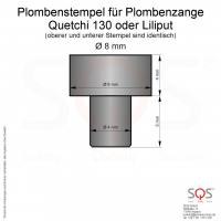 Plombenzange Liliput fr 8 mm Plomben