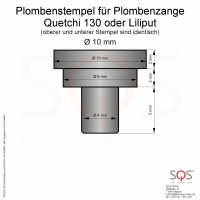 Plombenzange Quetchi 130 fr 10 mm Plomben
