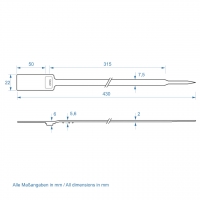 Durchziehplombe Tear-Off 412