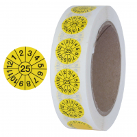 Jahresprfplakette mit 2-stelliger Jahreszahl (1000 Stk.)