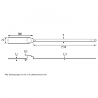 Fixlngenplombe S663 mit Metallband