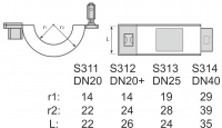 Zhlerplombe ConnectionLock S314 DN40