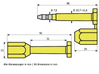 Containerplombe Tally Bolt Seal